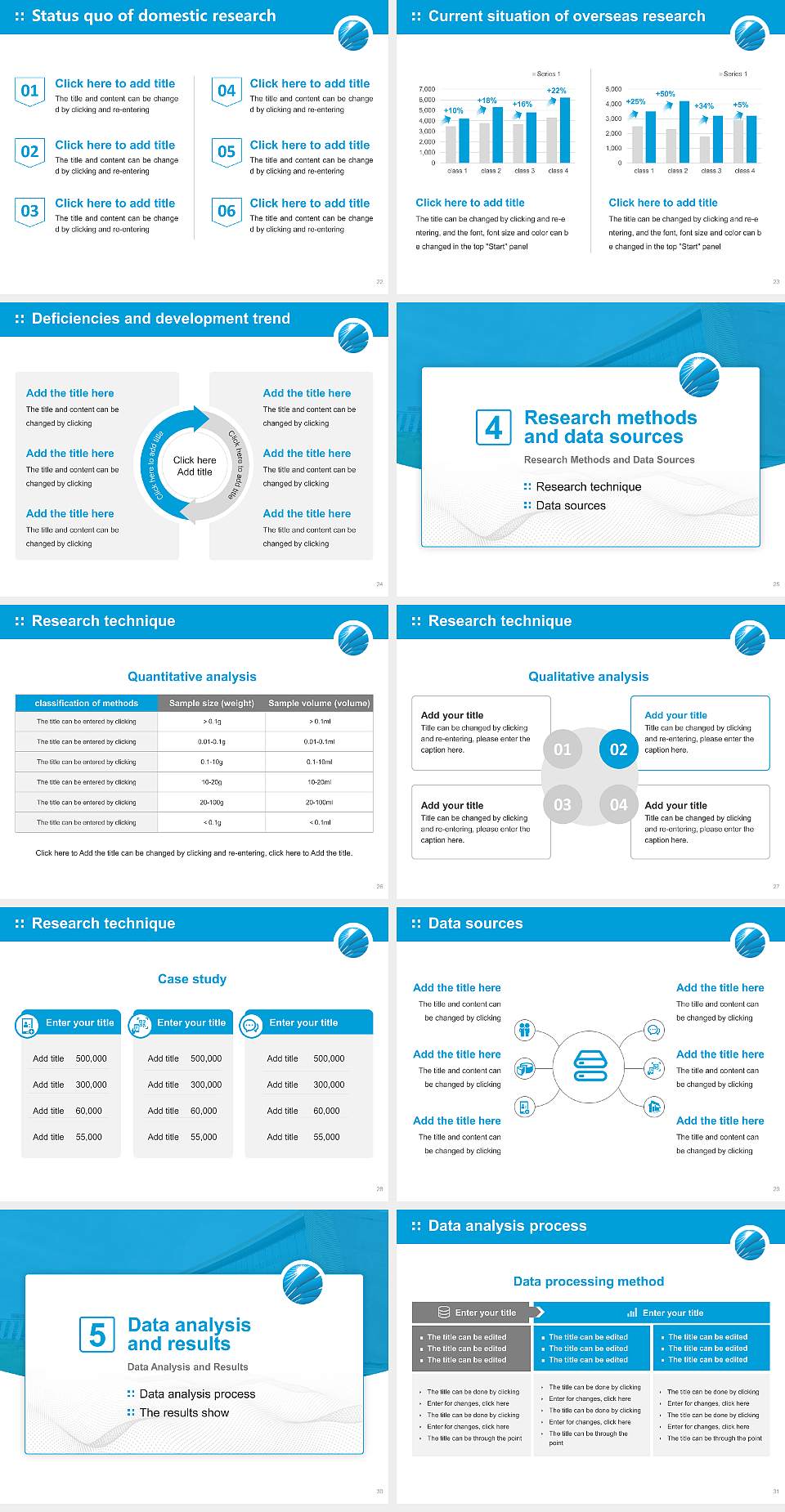 The Glocal University Graduation Thesis Defense PPT Template4:3 ratio PPT effect preview image4