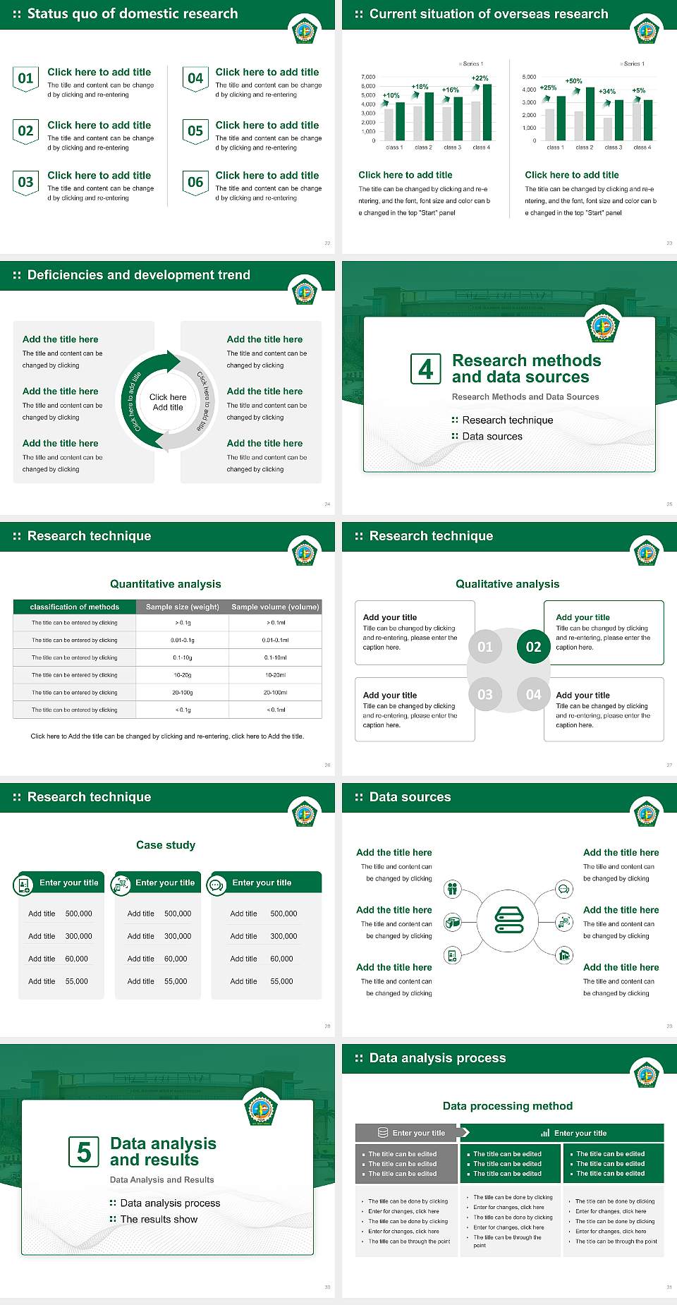 Guru Jambheshwar University of Science and Technology Graduation Thesis Defense PPT Template4:3 ratio PPT effect preview image4