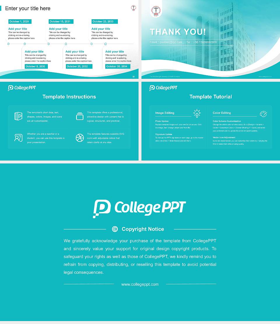The West Bengal University of Health Sciences Lecture Sharing and Networking Event PPT Template16:9 ratio PPT effect preview image4