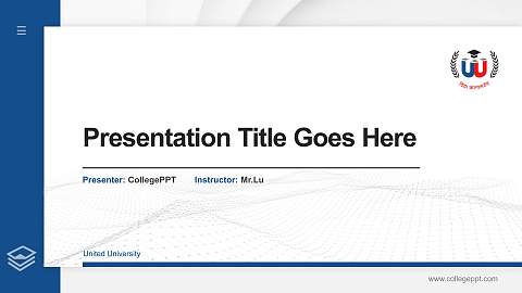 United University Thesis Proposal/Graduation Defense PPT Template