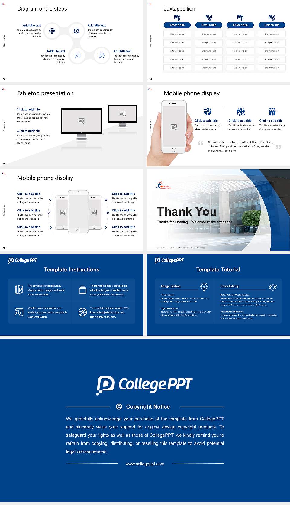 TERI School of Advanced Studies Competition/Entrepreneurship Contest PPT Template16:9 ratio PPT effect preview image9