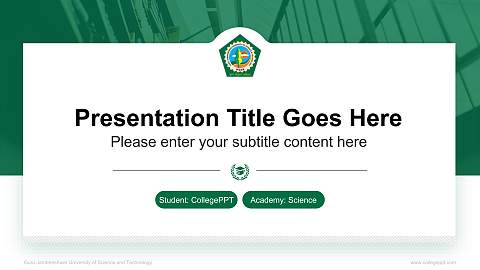 Guru Jambheshwar University of Science and Technology National Scholarship Defense PPT Template