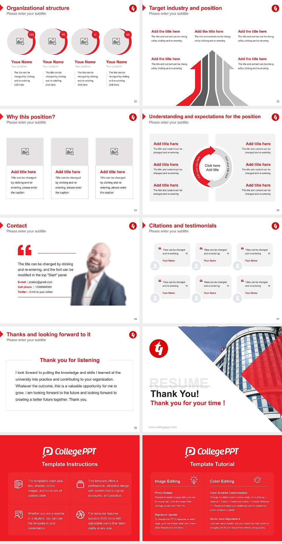 Techno India University Resume PPT Template4:3 ratio PPT effect preview image4