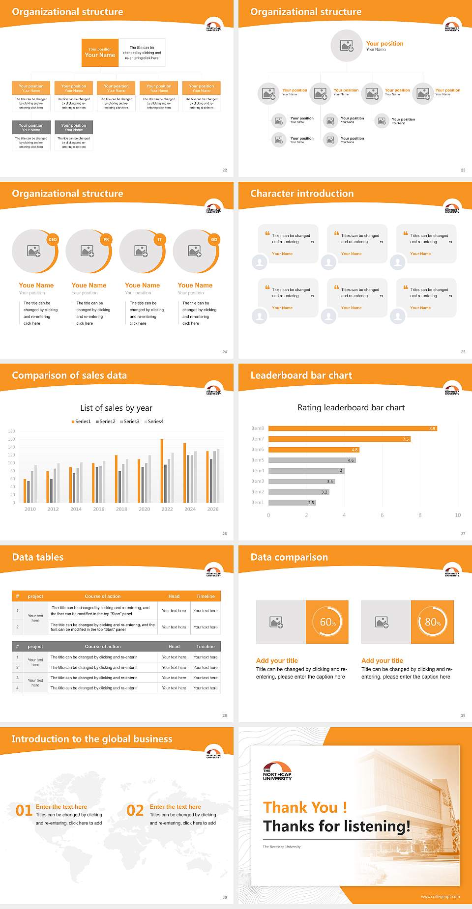 The Northcap University Academic Presentation/Research Findings Report PPT Template4:3 ratio PPT effect preview image4