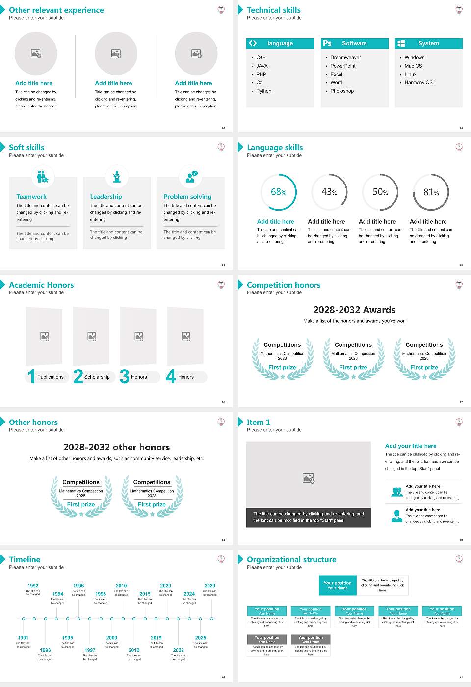 The West Bengal University of Health Sciences Resume PPT Template16:9 ratio PPT effect preview image3
