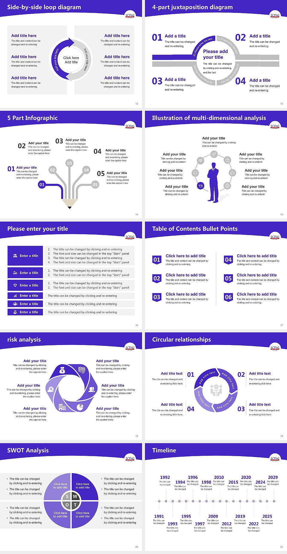 The Institute of Chartered Financial Analysts of India University (Mizoram) Academic Presentation/Research Findings Report PPT Template4:3 ratio PPT effect preview image3