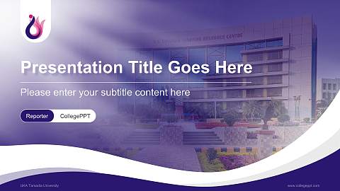 UKA Tarsadia University Lecture Sharing and Networking Event PPT Template