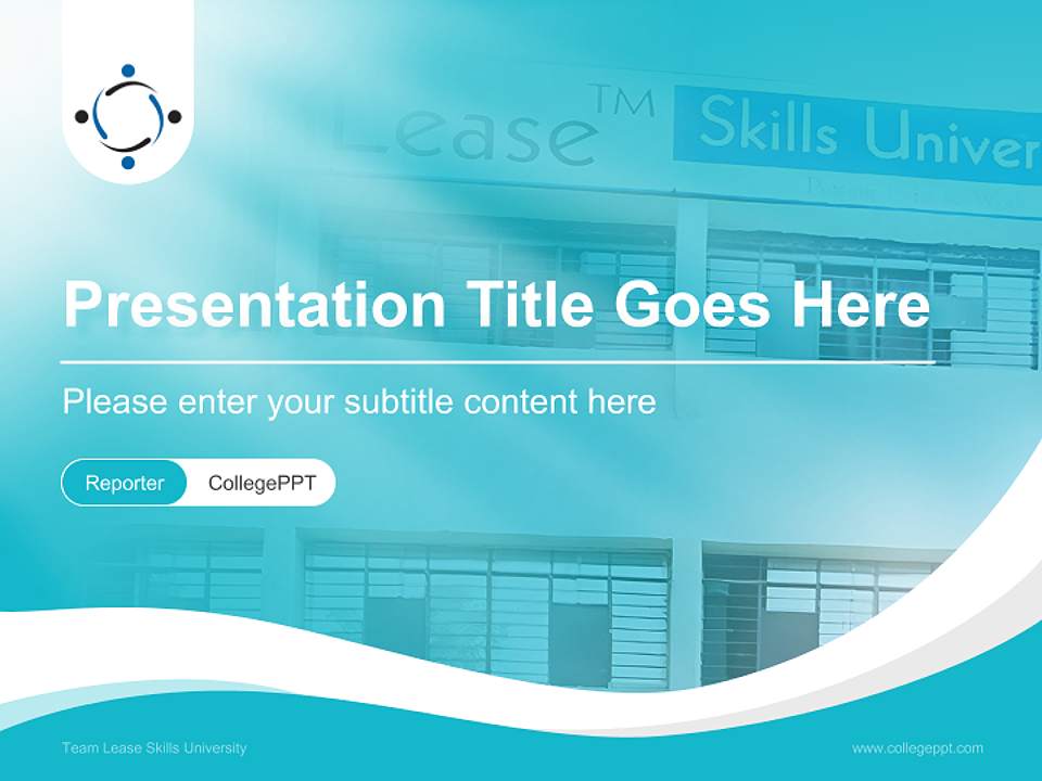 Team Lease Skills University Lecture Sharing and Networking Event PPT Template4:3 ratio PPT effect preview image4