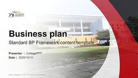The Neotia University Competition/Entrepreneurship Contest PPT Template