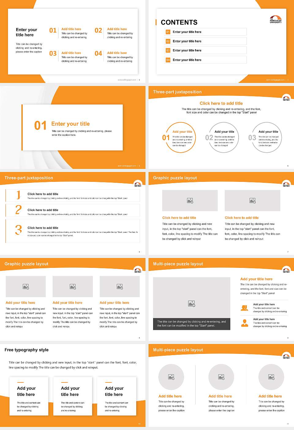 The Northcap University Academic Presentation/Research Findings Report PPT Template16:9 ratio PPT effect preview image2