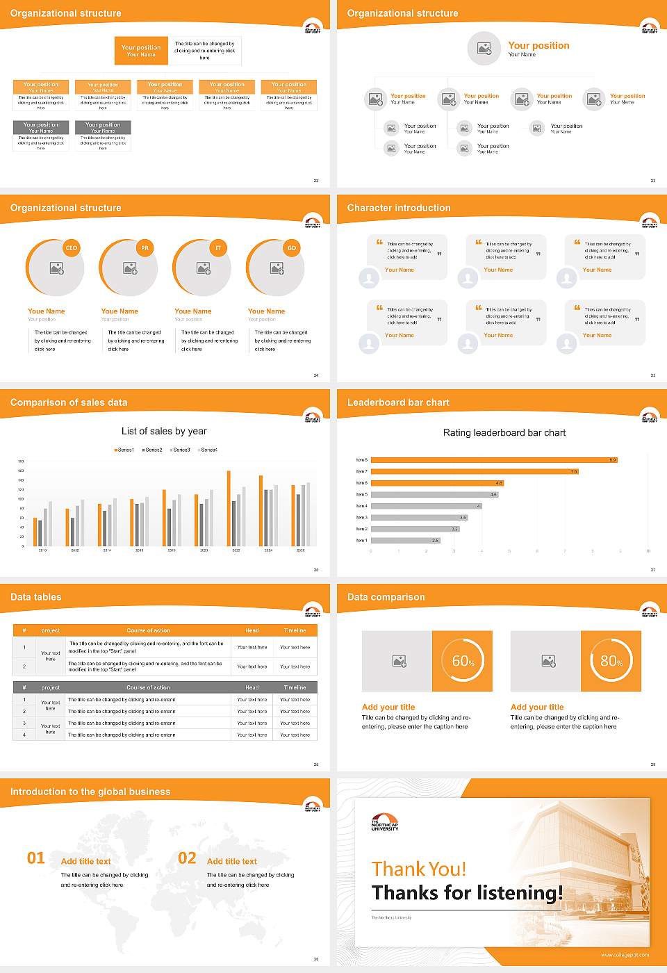 The Northcap University Academic Presentation/Research Findings Report PPT Template16:9 ratio PPT effect preview image4