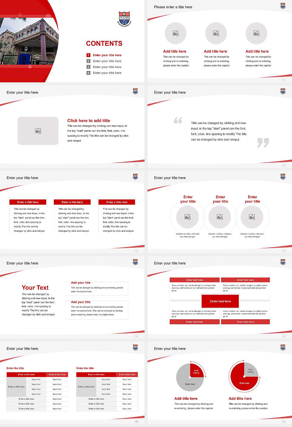 The West Bengal National University of Juridical Science Course/Courseware Creation PPT Template16:9 ratio PPT effect preview image2
