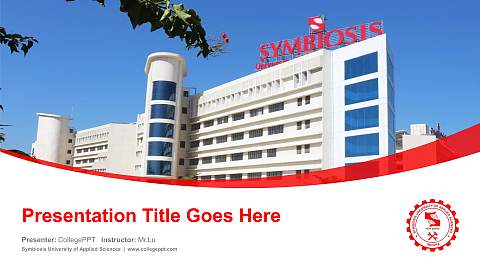Symbiosis University of Applied Sciences Course/Courseware Creation PPT Template