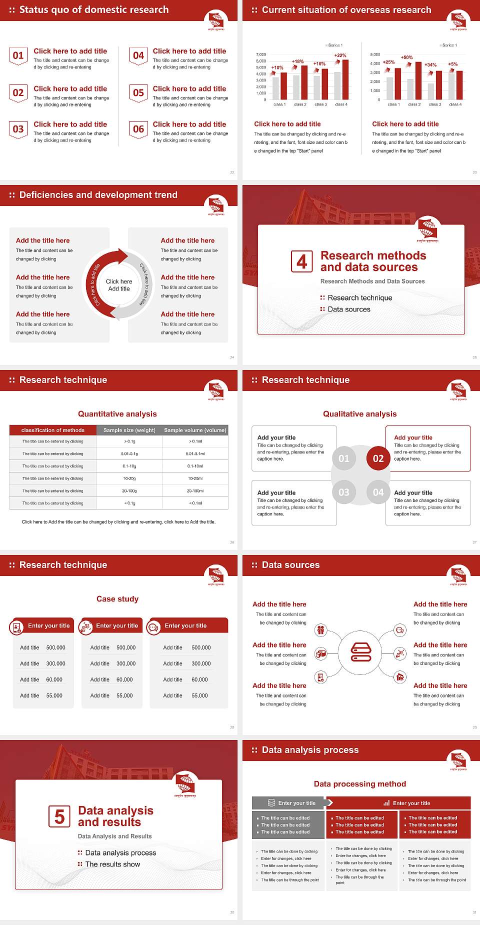 Symbiosis International Graduation Thesis Defense PPT Template4:3 ratio PPT effect preview image4