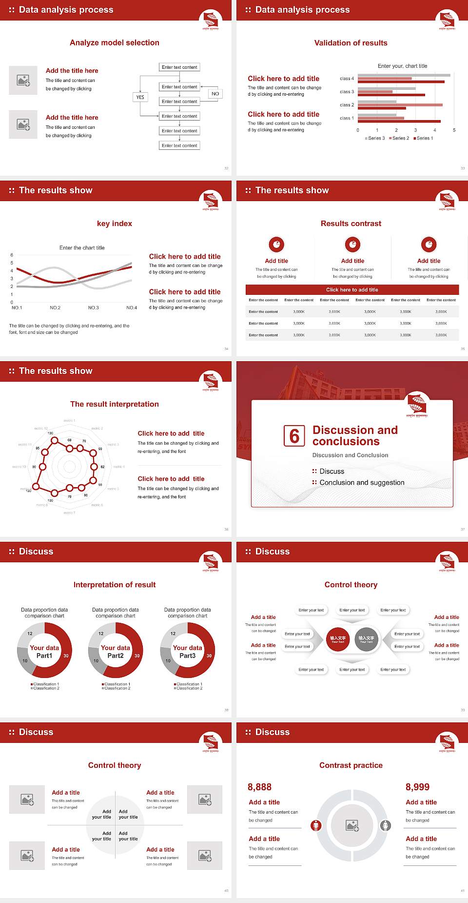 Symbiosis International Graduation Thesis Defense PPT Template4:3 ratio PPT effect preview image5