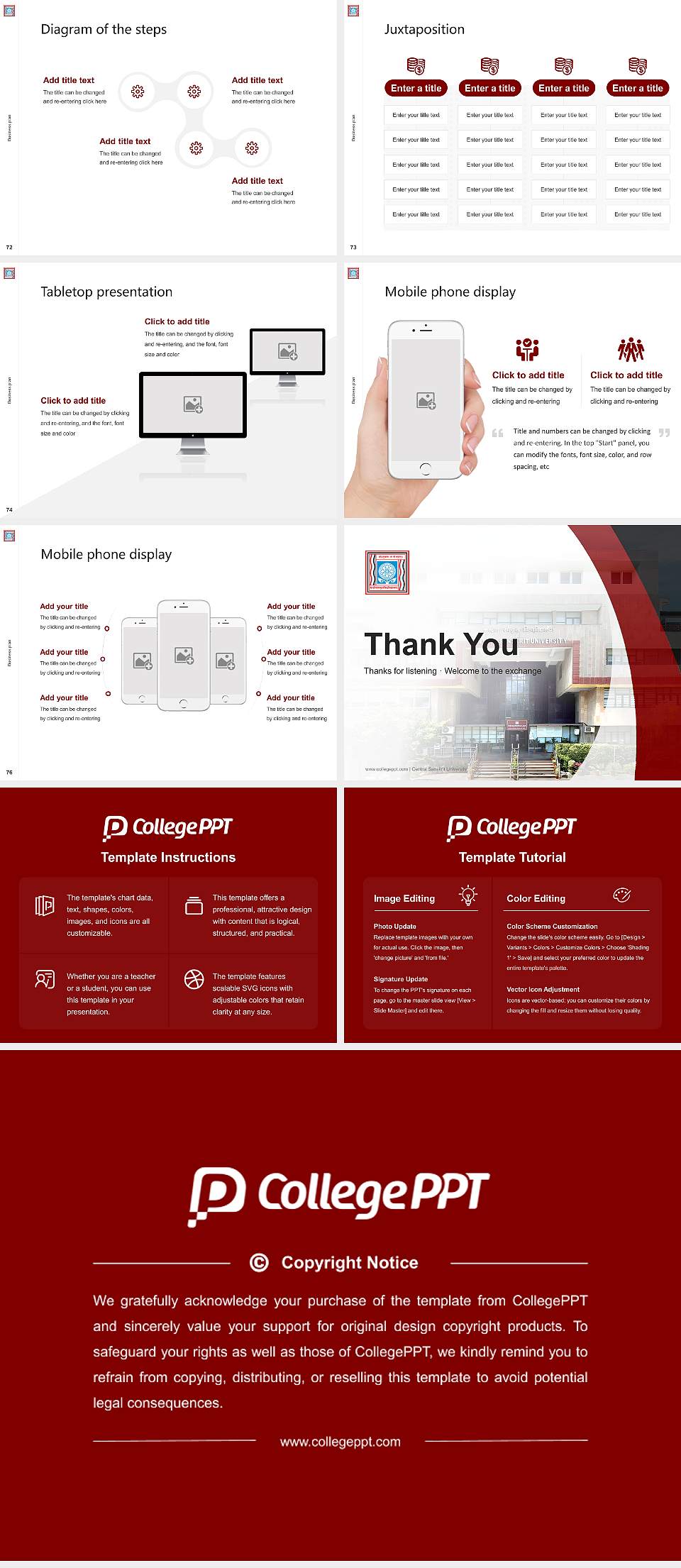 Central Sanskrit University Competition/Entrepreneurship Contest PPT Template4:3 ratio PPT effect preview image9