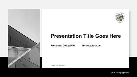 Telangana University General PPT Template