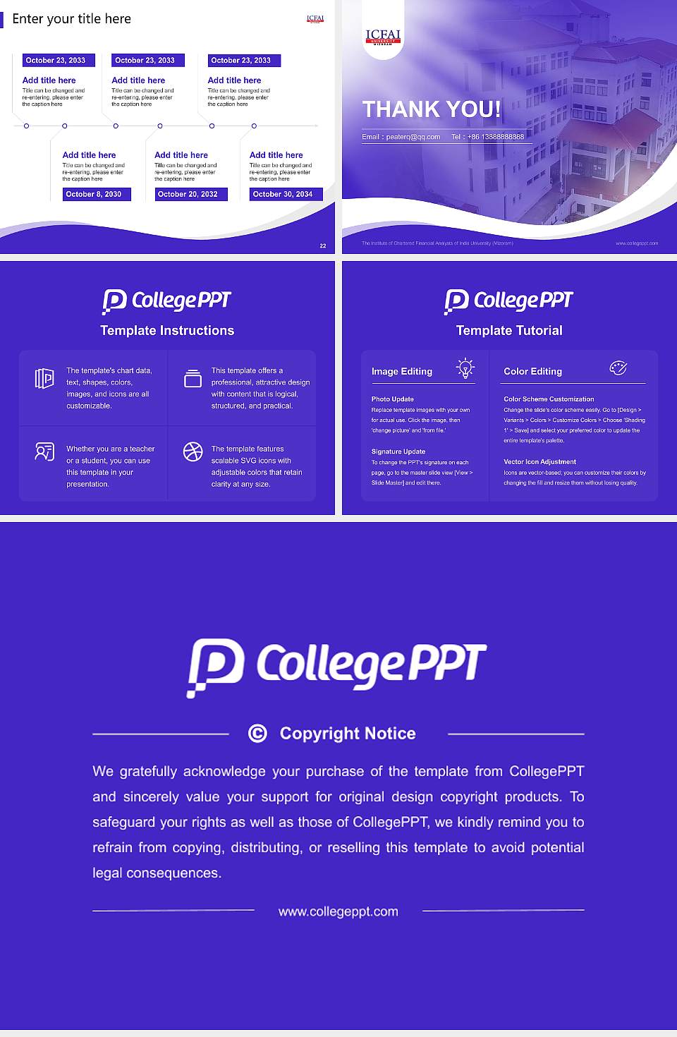 The Institute of Chartered Financial Analysts of India University (Mizoram) Lecture Sharing and Networking Event PPT Template4:3 ratio PPT effect preview image4
