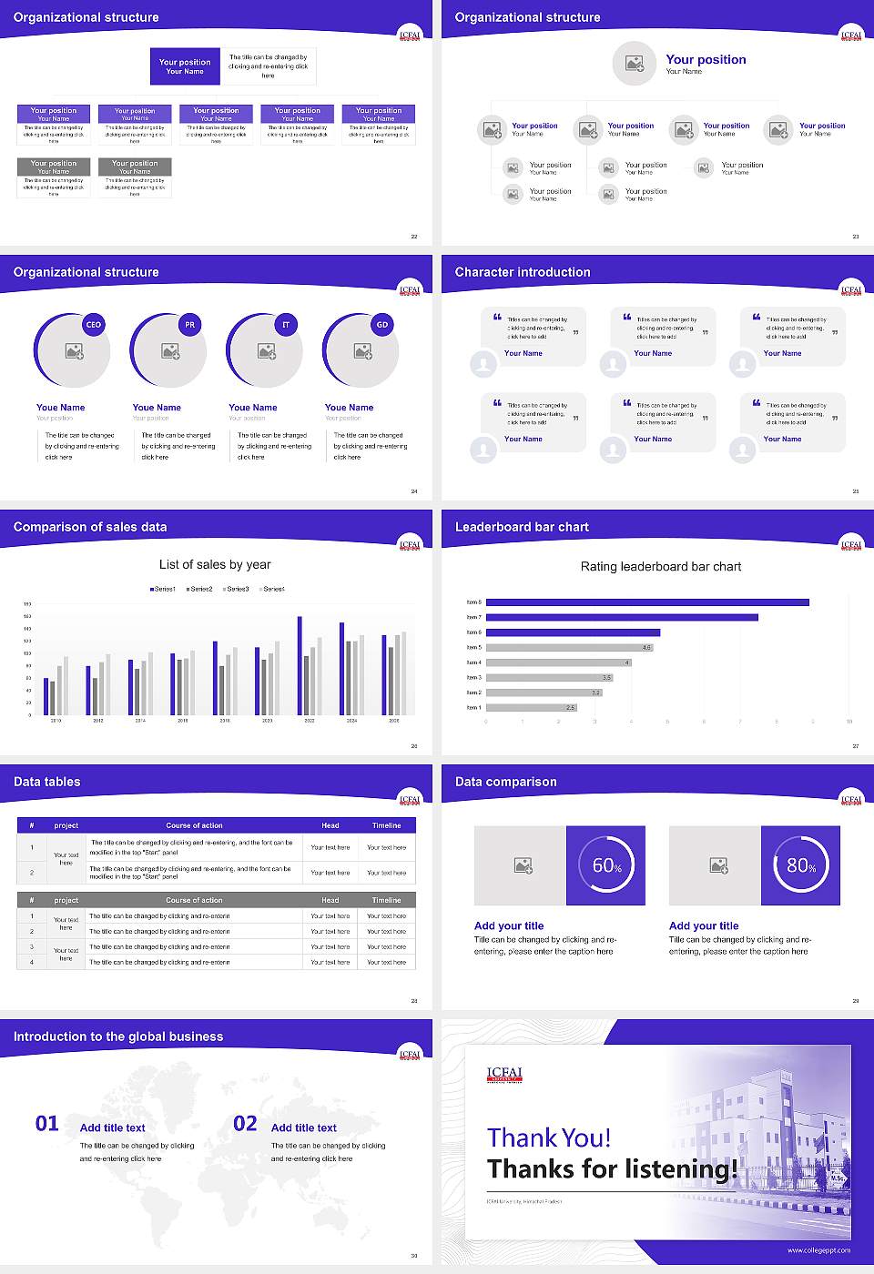 ICFAI University, Himachal Pradesh Academic Presentation/Research Findings Report PPT Template16:9 ratio PPT effect preview image4