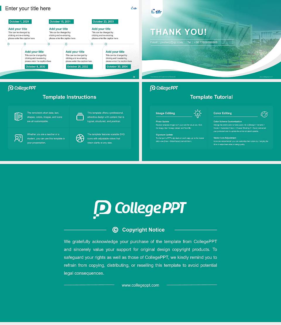 Tata Institute of Fundamental Research Lecture Sharing and Networking Event PPT Template16:9 ratio PPT effect preview image4