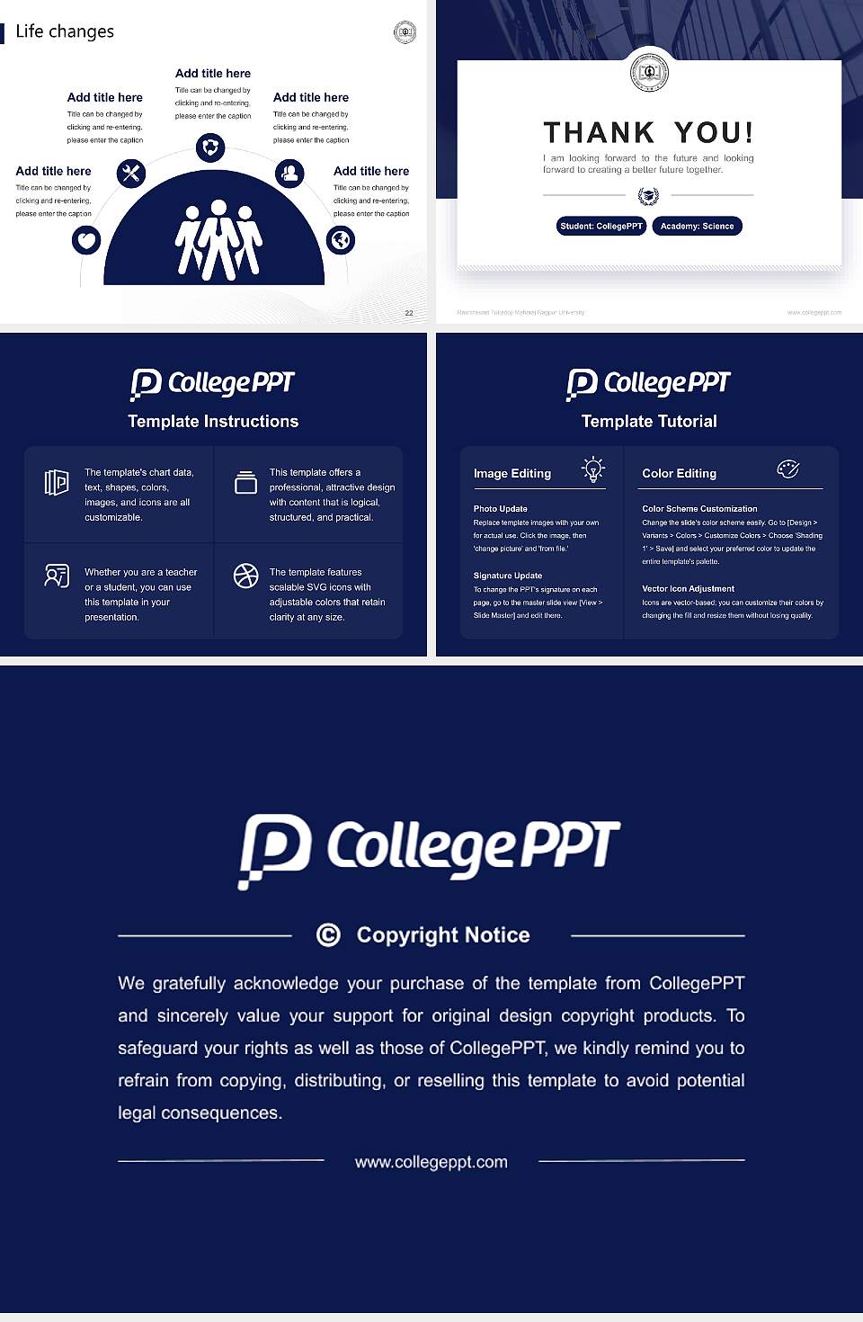 Rashtrasant Tukadoji Maharaj Nagpur University National Scholarship Defense PPT Template4:3 ratio PPT effect preview image4