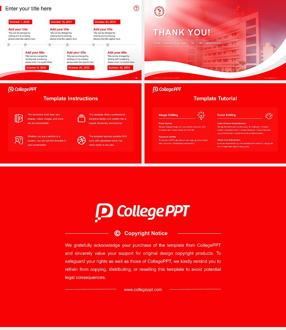 Symbiosis University of Applied Sciences Lecture Sharing and Networking Event PPT Template16:9 ratio PPT effect preview image4