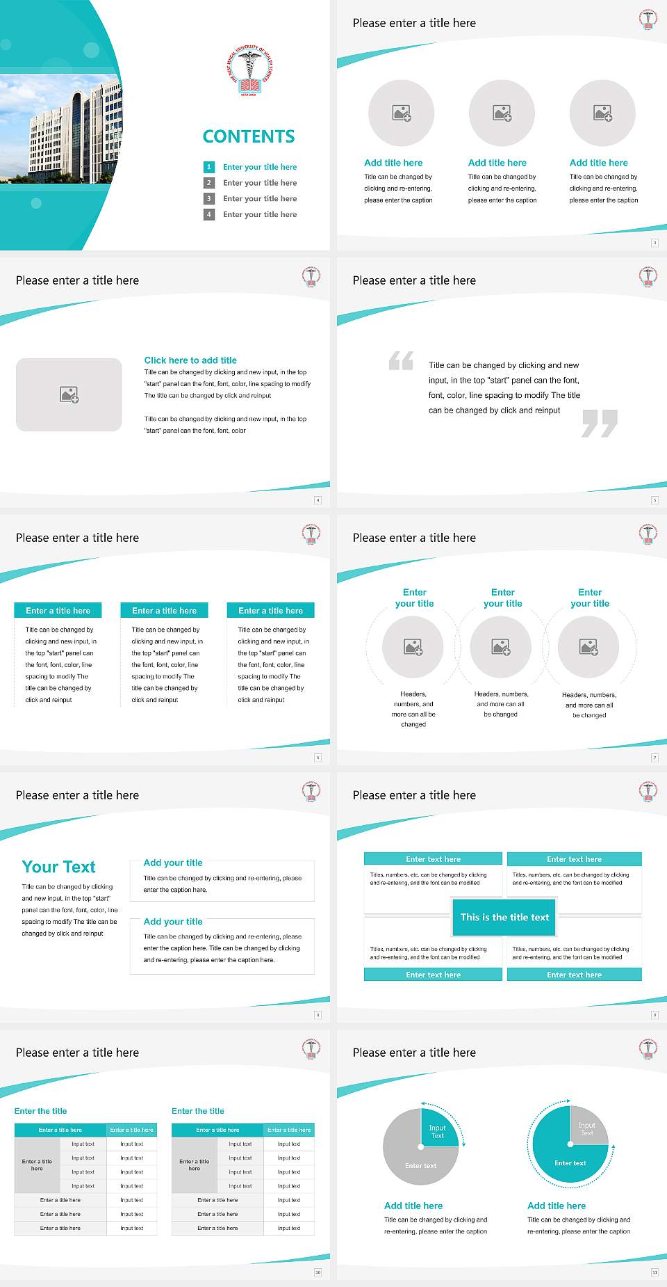 The West Bengal University of Health Sciences Course/Courseware Creation PPT Template4:3 ratio PPT effect preview image2
