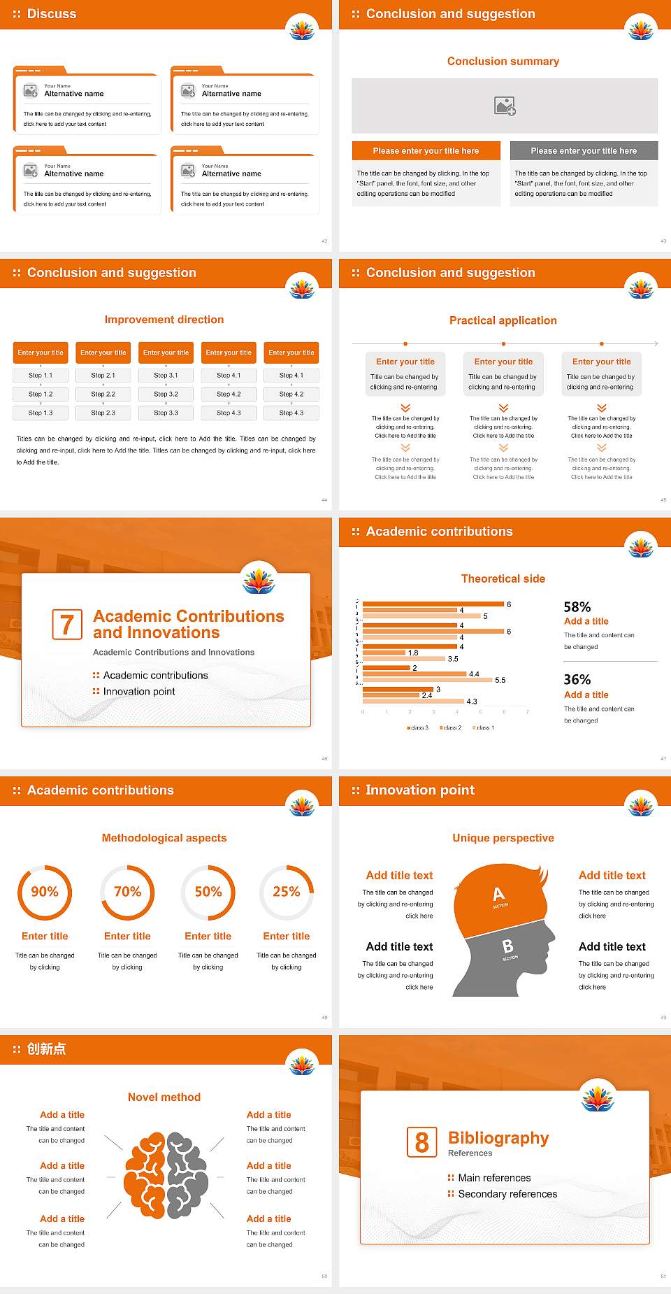 Swarnim Startup & Innovation University Graduation Thesis Defense PPT Template4:3 ratio PPT effect preview image6