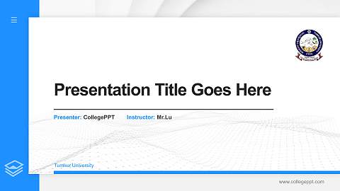 Tumkur University Thesis Proposal/Graduation Defense PPT Template