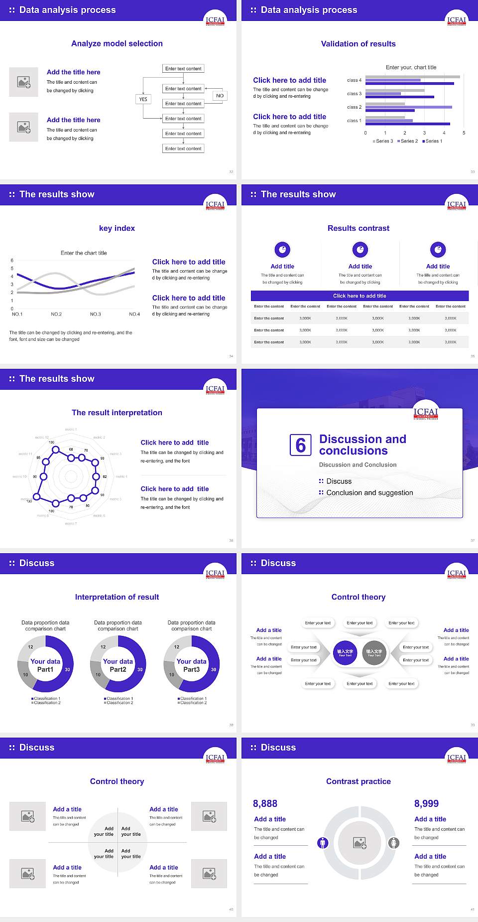 ICFAI University, Himachal Pradesh Graduation Thesis Defense PPT Template4:3 ratio PPT effect preview image5