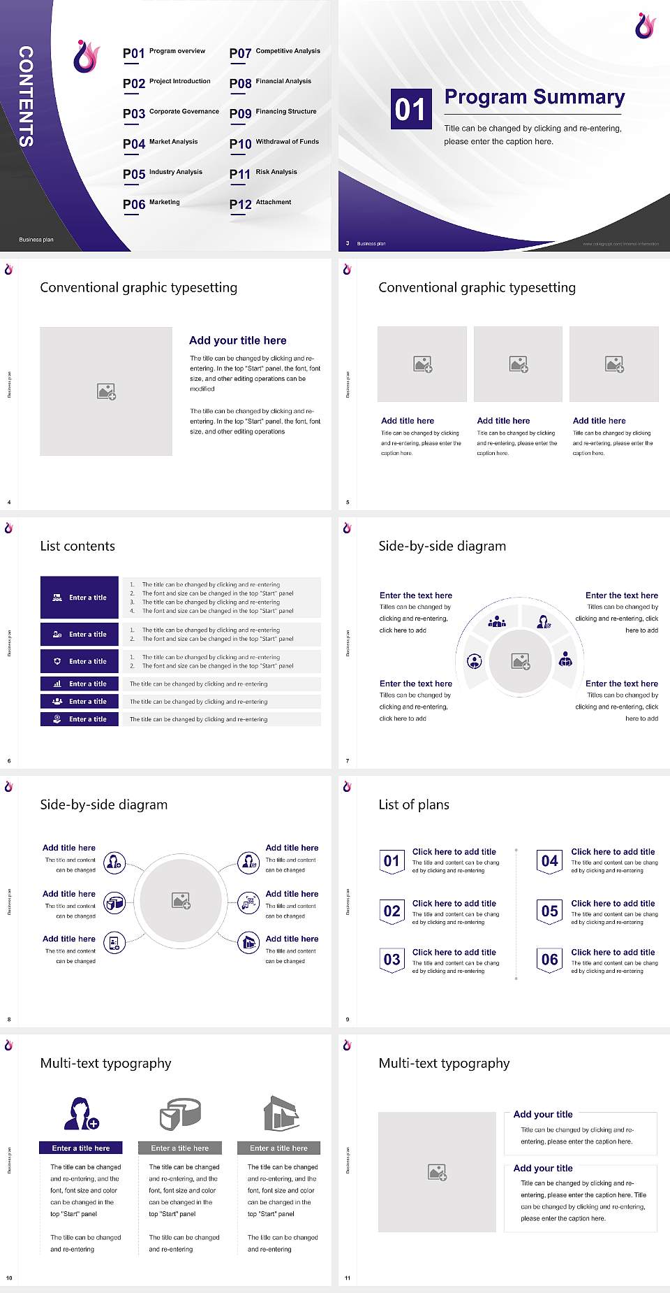 UKA Tarsadia University Competition/Entrepreneurship Contest PPT Template4:3 ratio PPT effect preview image2