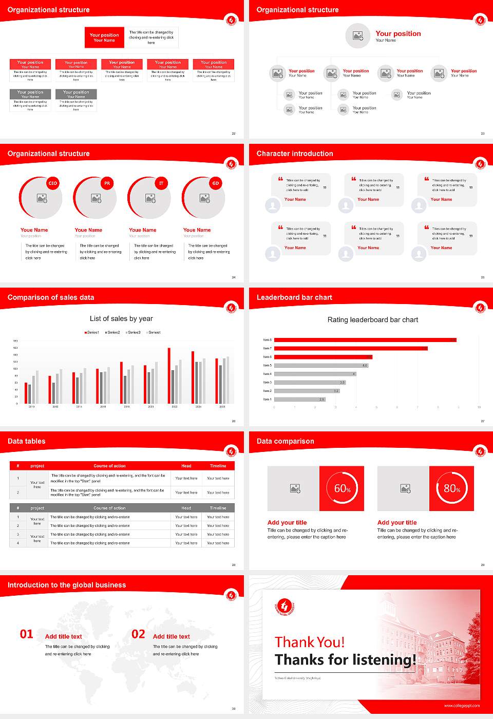 Techno Global University (Meghalaya) Academic Presentation/Research Findings Report PPT Template16:9 ratio PPT effect preview image4