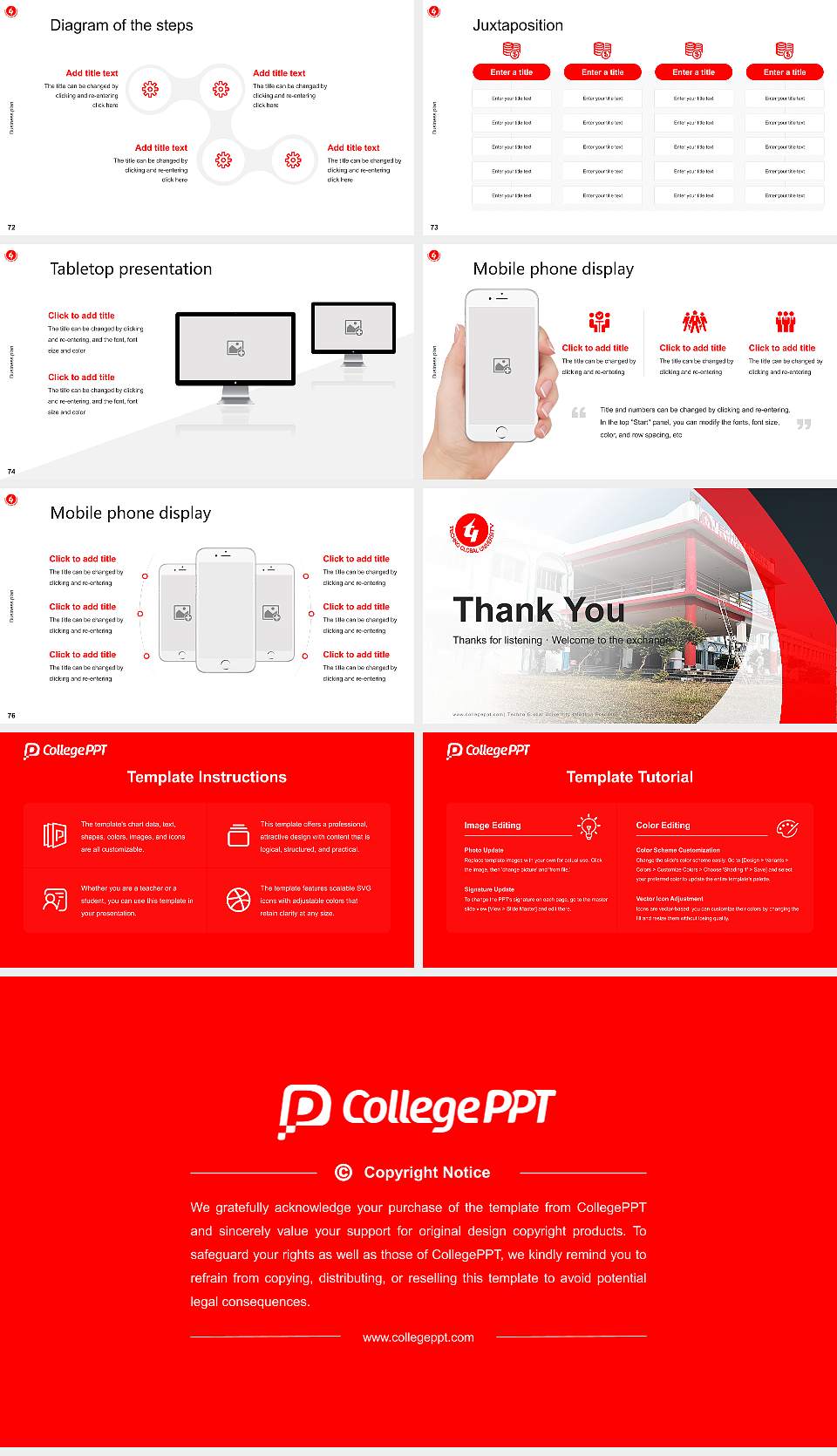 Techno Global University (Madhya Pradesh) Competition/Entrepreneurship Contest PPT Template16:9 ratio PPT effect preview image9
