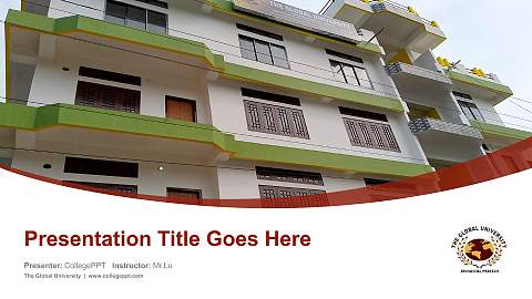 The Global University Course/Courseware Creation PPT Template