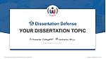 United University학위 논문 방어PPT 템플릿