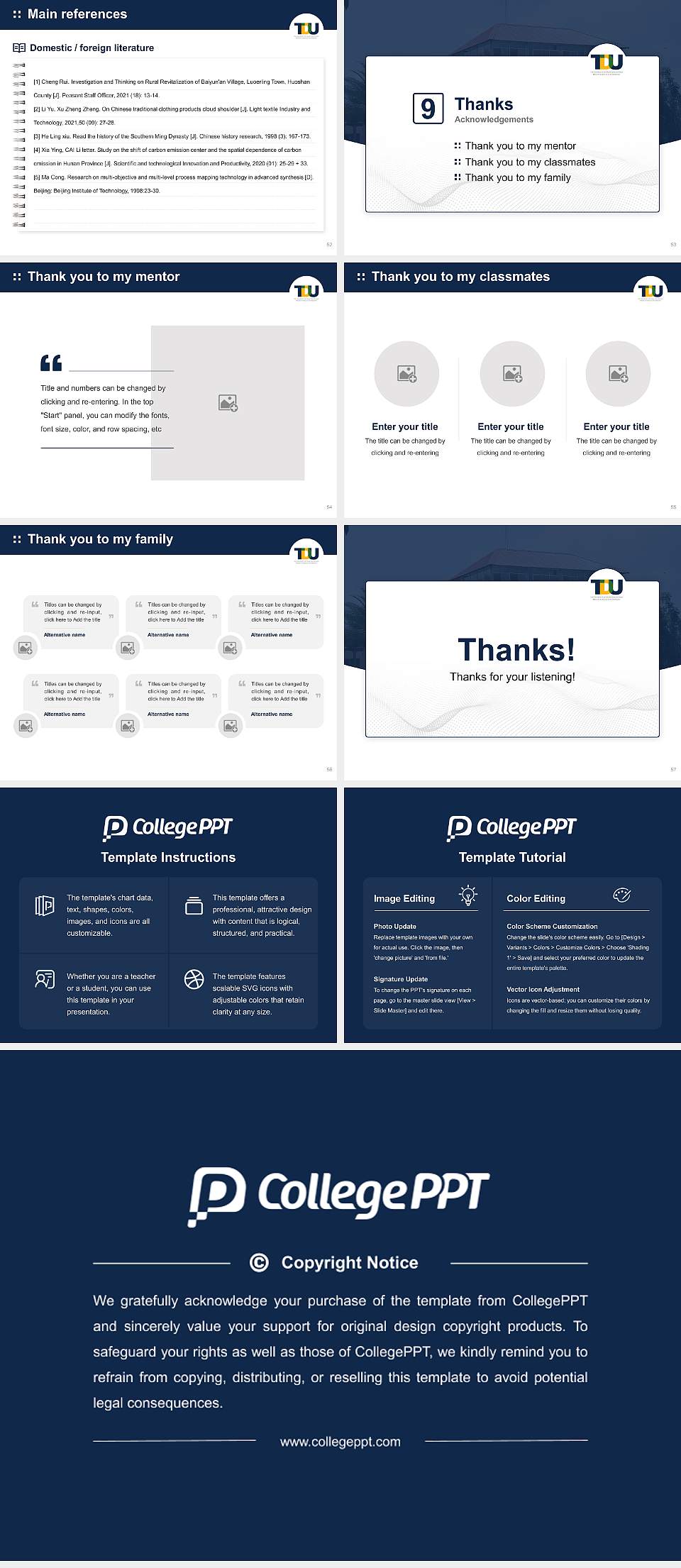 The University of Trans-Disciplinary Health Sciences and Technology Graduation Thesis Defense PPT Template4:3 ratio PPT effect preview image7