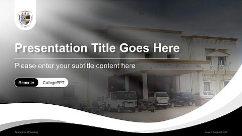 Telangana University Lecture Sharing and Networking Event PPT Template