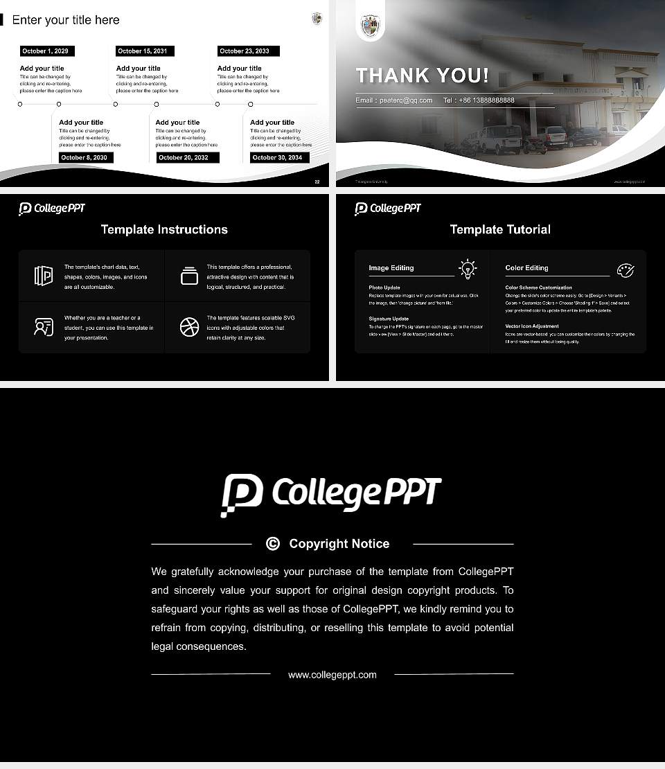 Telangana University Lecture Sharing and Networking Event PPT Template16:9 ratio PPT effect preview image4