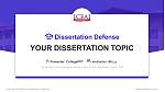The Institute of Chartered Financial Analysts of India University (Meghalaya) Graduation Thesis Defense PPT Template