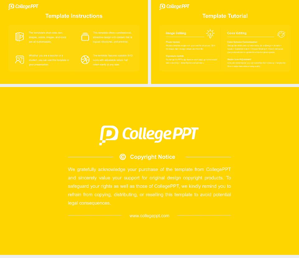 Srinivas University Course/Courseware Creation PPT Template16:9 ratio PPT effect preview image5
