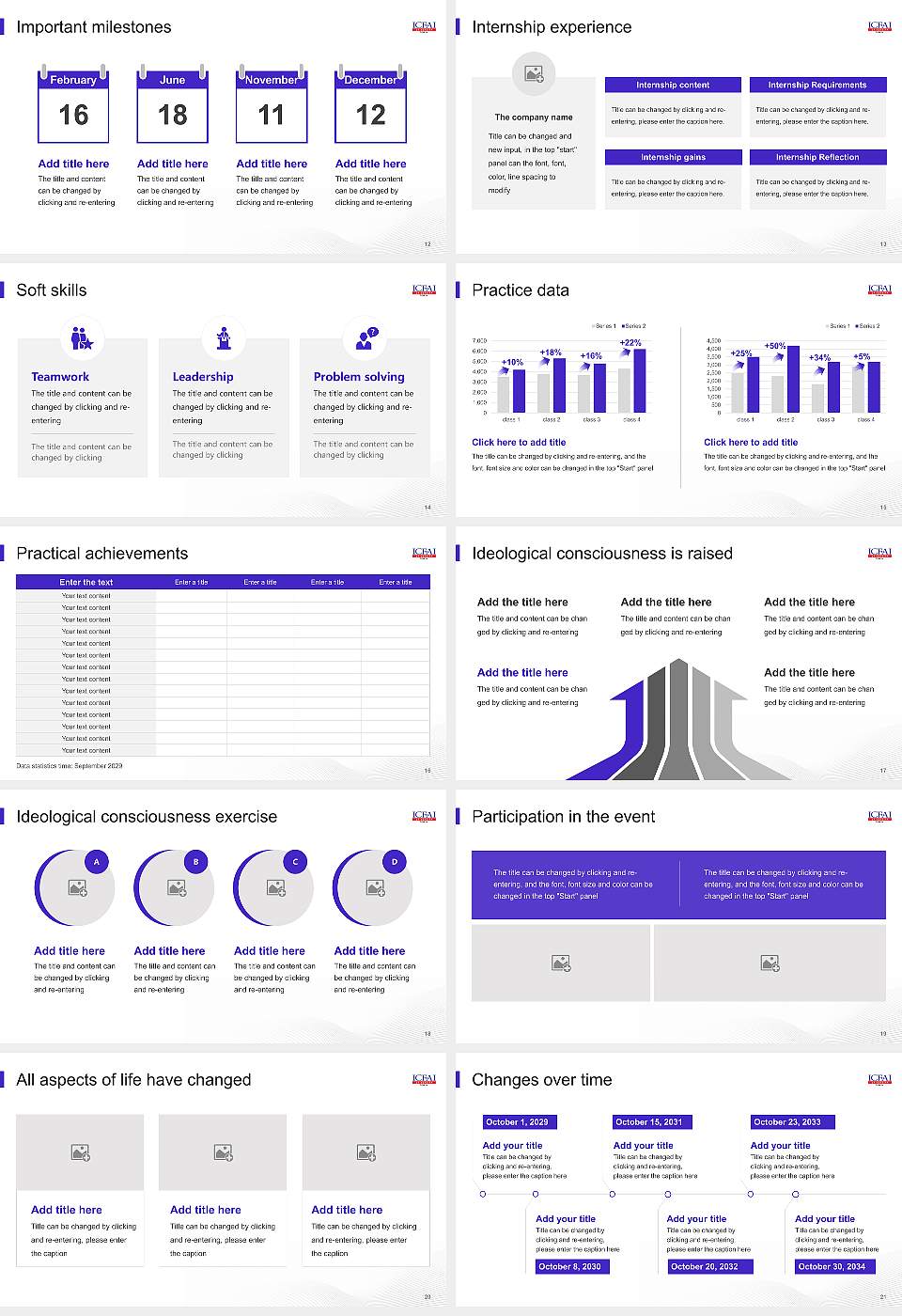The Institute of Chartered Financial Analysts of India University (Sikkim) National Scholarship Defense PPT Template16:9 ratio PPT effect preview image3