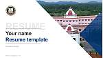 Thiruvalluvar University Resume PPT Template