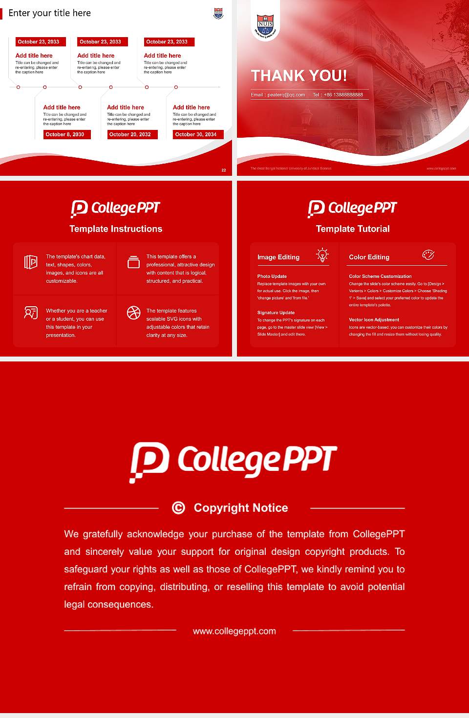 The West Bengal National University of Juridical Science Lecture Sharing and Networking Event PPT Template4:3 ratio PPT effect preview image4