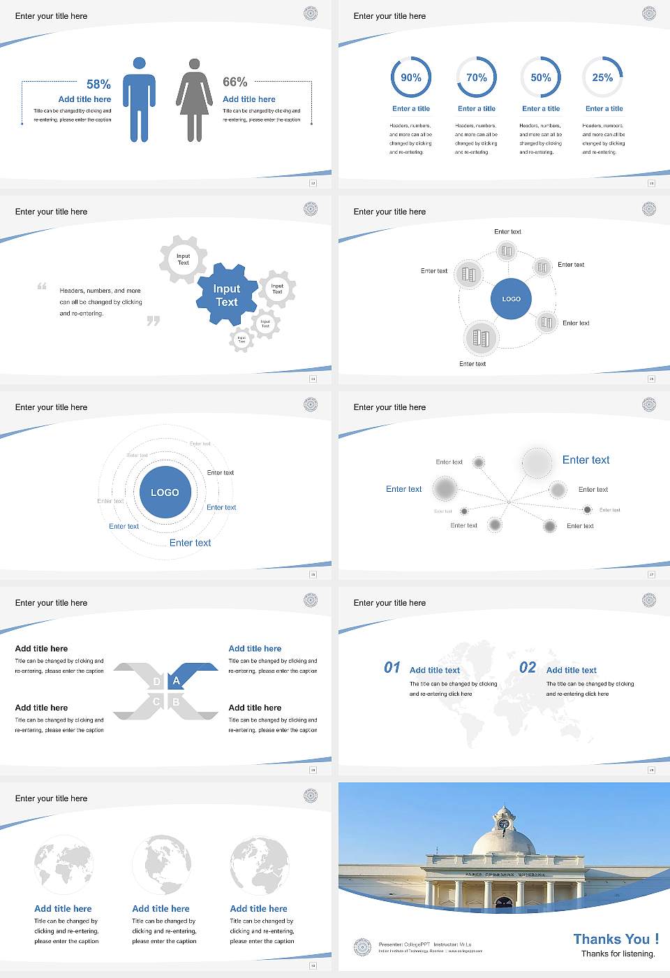 Indian Institute of Technology, Roorkee Course/Courseware Creation PPT Template16:9 ratio PPT effect preview image4