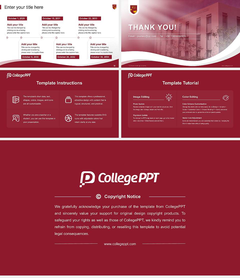 The Assam Kaziranga University Lecture Sharing and Networking Event PPT Template16:9 ratio PPT effect preview image4
