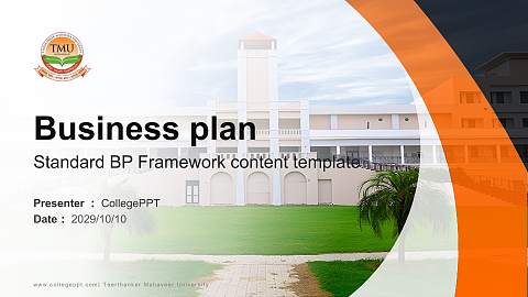 Teerthanker Mahaveer University Competition/Entrepreneurship Contest PPT Template