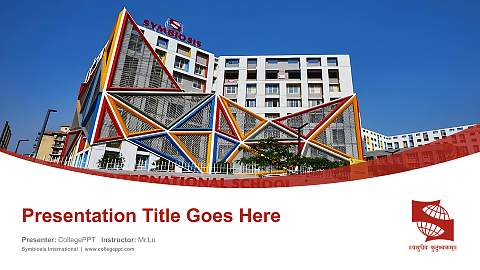 Symbiosis International Course/Courseware Creation PPT Template