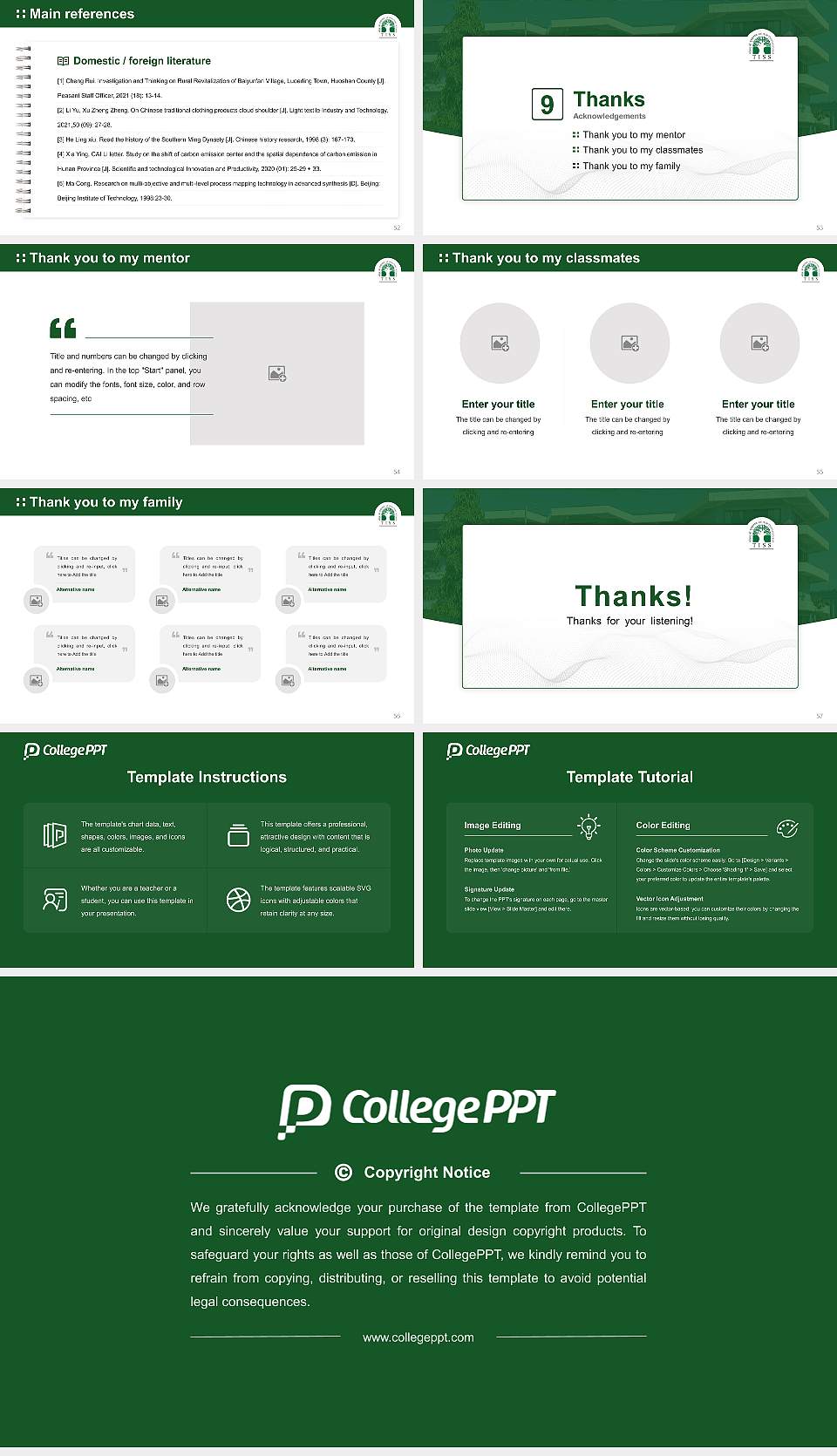Tata Institute of Social Sciences(Guwahati Campus) Graduation Thesis Defense PPT Template16:9 ratio PPT effect preview image7