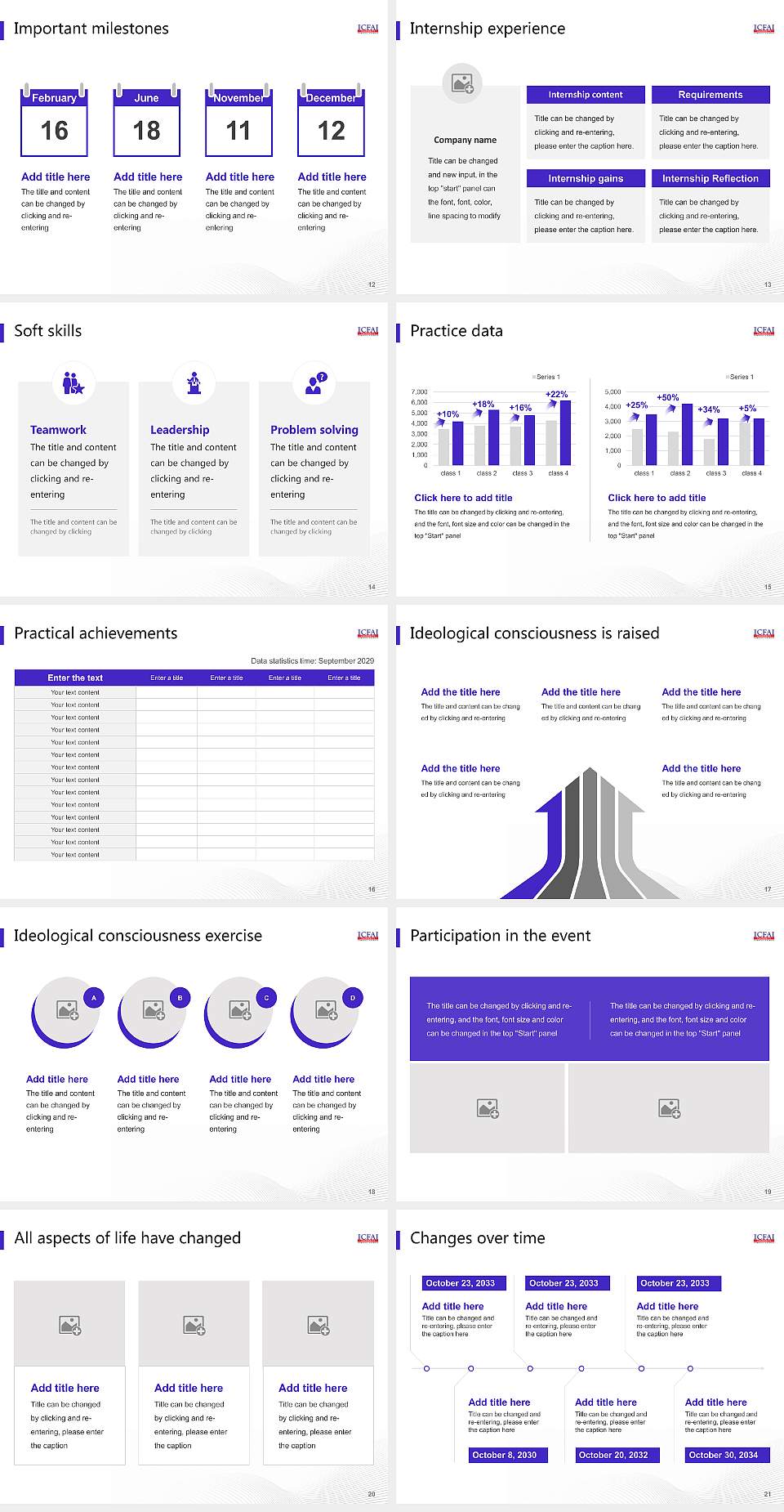 ICFAI University, Himachal Pradesh National Scholarship Defense PPT Template4:3 ratio PPT effect preview image3