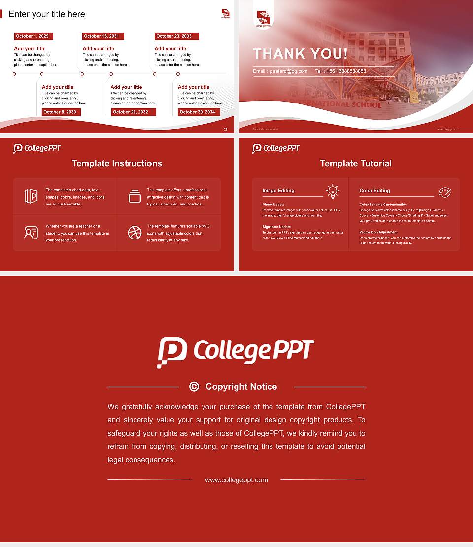 Symbiosis International Lecture Sharing and Networking Event PPT Template16:9 ratio PPT effect preview image4